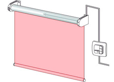 Рулонные шторы приводом ново