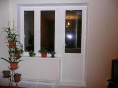 Остекление балконов ПВХ профилем