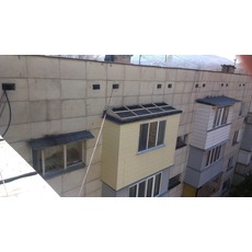 Ремонт балконной крыши козырька в Алматы