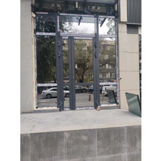 Двери из алюминия, сборка и монтаж, двери входные под ключ.